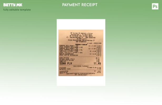 модерен стил Bp Europa Se Oddzial шаблон за сметки